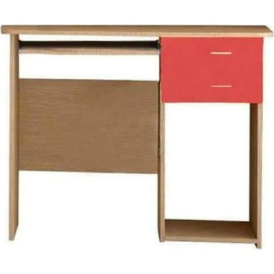 Γραφείο N8 Μελαμίνη 100x55x80cm Δρυς -Κόκκινο