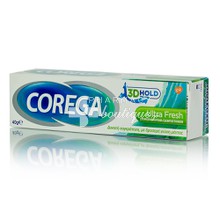 Corega 3D ULTRA FRESH (Δυνατή Συγκράτηση με γεύση Μέντας) - Στερεωτική Κρέμα Οδοντοστοιχιών, 40gr