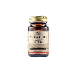 Solgar Alpha Lipoic Acid  60mg Συμπλήρωμα Διατροφής Για Τόνωση Του Οργανισμού 30 φυτικές κάψουλες