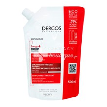 Vichy Dercos Energy+ Stimulating Shampoo (Refill) - Σαμπουάν Τριχόπτωσης (Ανταλλακτικό), 500ml