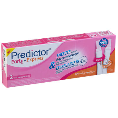 Predictor Early & Express Pregnancy Test 2pcs