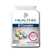 Healthia B-Complex 275mg 60 Ταμπλέτες -Συμπλήρωμα 
