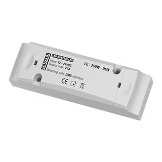 LED Controller 250W 12-24VDC 1 Channel (Button & 1