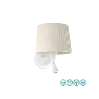 Wall Light Samba Reader Ribboned E27 White 64308-3