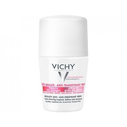 Vichy Deodorant Ideal Finish Roll On 50 ml, Αποσμητική Φροντίδα για 48 ώρες, Αραιώνει το χρόνο μεταξύ των ξυρισμάτων, Βελτιώνει την υφή της επιδερμίδας