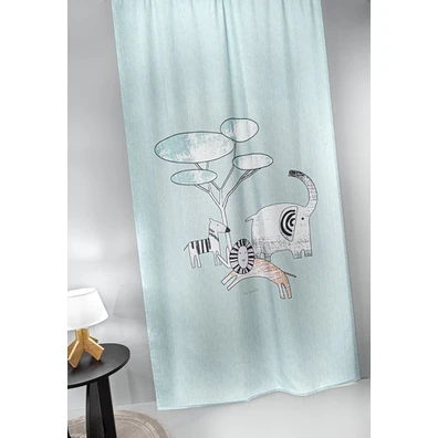 Βρεφική Κουρτίνα Zootopia Aqua Grey 145x270 guy La