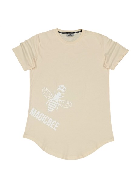  Magic bee clothing creme big logo t-shirt 