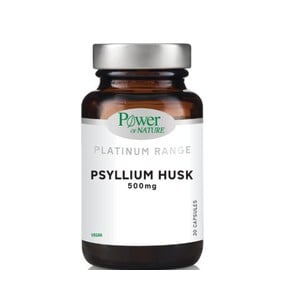 Power of Nature Platinum Psyllium Husk 500mg-Συμπλ