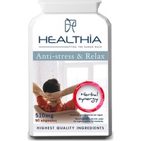 Healthia Anti-Stress & Relax 510mg 90 Κάψουλες - Σ