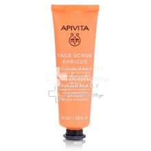 Apivita Face Scrub Apricot - Scrub Προσώπου Ήπιας Απολέπισης Βερύκοκο, 50ml
