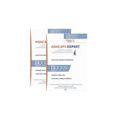 Ducray Anacaps Expert Chronic Hair Loss Dietary Supplement Against Chronic Hair Loss 2x30 capsules