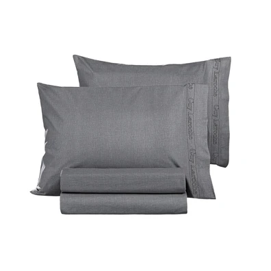 Ζεύγος Μαξιλαροθήκες Color Plus Anthracite 50x70 g