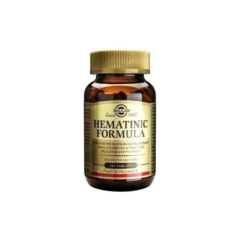 Solgar Solgar Hematinic Formula 100 Tablets