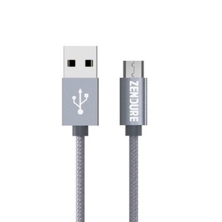 Zendure Καλώδιο Φόρτισης USB σε Micro USB 30cm Γκρ