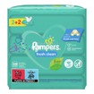 Pampers Σετ Fresh Clean Wipes - Μωρομάντηλα, 208τμχ. (2+2 ΔΩΡΟ) 