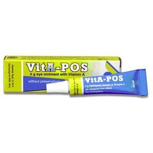 VITA-POS Οφθαλμική αλοιφή με βιταμίνη Α 5gr