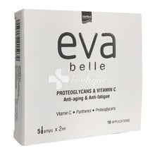 Intermed Eva Belle Proteoglycans & Vitamin C - Αντιγήρανση & Λάμψη, 5 amps x 2 ml