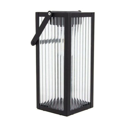 Led Solar Lighting Black With Transparent Glass 30