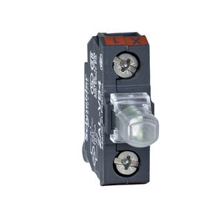 Button Stand with Indicator Led Φ22 24V White ZALV