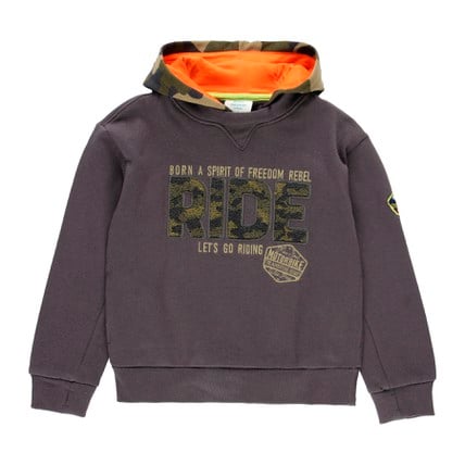 Fleece With Hood Sweatshirt For Boy (523123)