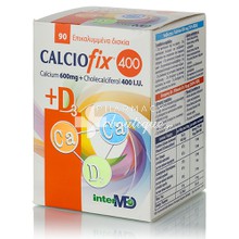 Intermed Calciofix 400 & D3 (Ασβεστίο 600mg & Vitamin D3 400i.u.), 90tabs