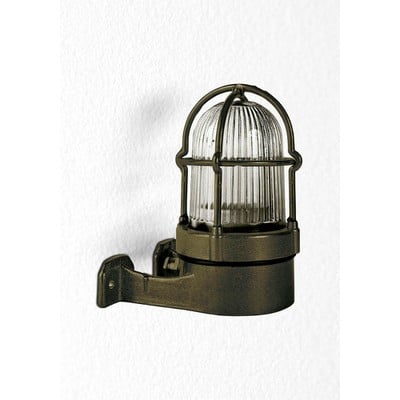 Brass Lantern Light Νο43000 E27 Ip64 40W Black Oxi