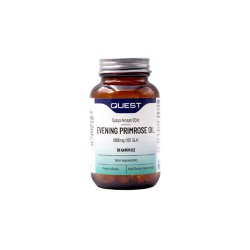 Quest Primrose Oil 1000mg Συμπλήρωμα Διατροφής Με Έλαιο Νυχτολούλουδου Για Την Αντιμετώπιση Προεμμηνορροϊκών Συμπτωμάτων 30 κάψουλες