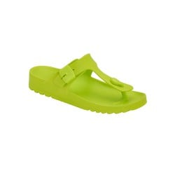 Scholl Bahia Flip Flop Women's Anatomical Slipper Lime Green No.38 1 pair 