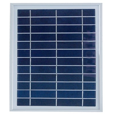 Multi Crystal Solar Panel 34,5X25,5cm 10Wp 12V Inv