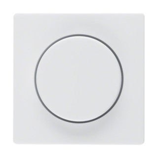 Berker Q.1 Rotary Dimmer Plate White 11376089