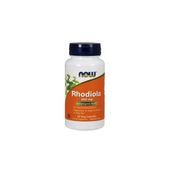Now Foods Rhodiola 500mg Συμπλήρωμα Διατροφής Για Τόνωση Του Οργανισμού 60 φυτικές κάψουλες