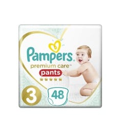 Pampers Premium Care Pants Μέγεθος 3 (6-11kg) 48 Πάνες-Βρακάκι
