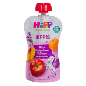HIPP Hippis Μήλο, Κορόμηλο, Ροδάκινο 100gr