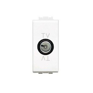 Livinglight Πρίζα TV Τερματική 1 Στοιχείο Λευκό N4