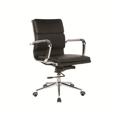 Desk Armchair/White PU