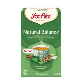 Yogi Tea Natural Balance Τσάι με Λεμονόχορτο & Γλυ