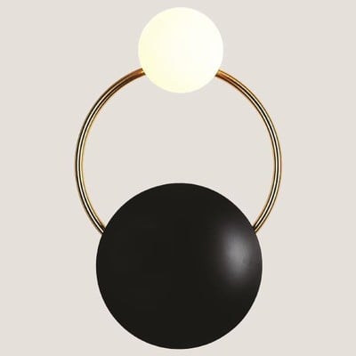 Led Black/Gold Wall Light 2Xg9 3000K 525Lm