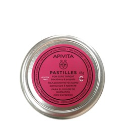 Apivita Pastilles Βατόμουρο & Πρόπολη 45gr