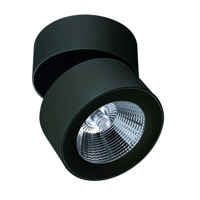 Spotlight Wall/Ceiling Black Led 10W 3000K Moris