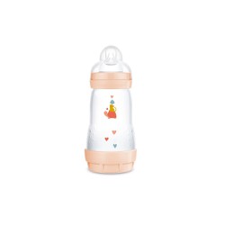 Mam Easy Start Anti-Colic Anti-Colic Baby Bottle With Silicone Nipple 2+ Months Orange 260ml
