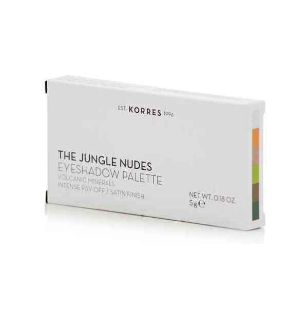 Korres Volcanic Minerals Παλέτα Σκιών The Jungle Nudes, 5g