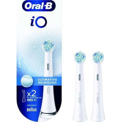 ORAL-B Ανταλλακτικές Κεφαλές Για Ηλεκτρικές Οδοντόβουρτσες Σε Λευκό Χρώμα iO Ultimate Clean x2  