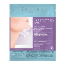 Talika Bio Enzymes Anti-Aging Neck Mask - Μάσκα Ενυδάτωσης & Αντιγήρανσης Λαιμού, 1τμχ.