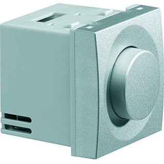Systo Dimmer Push Button White Aluminium WS067T