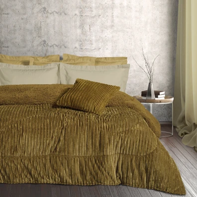 Das Home Κουβερτοπαπλωμα Sherpa Μονο 1180 Olive 16