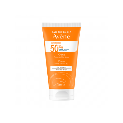 AVENE  Soins Solaire Cream SPF50+ Αντιηλιακή Κρέμα Προσώπου Για Ξηρό/ Πολύ Ξηρό Δέρμα, 50ml