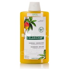 Klorane Shampoo Mangue (ΜΑΝΓΚΟ) - Ξηρά & Θαμπά Μαλλιά, 400ml 