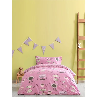 Σετ Παπλωματοθήκη Μονή - Robo Love Kocoon Kids 165