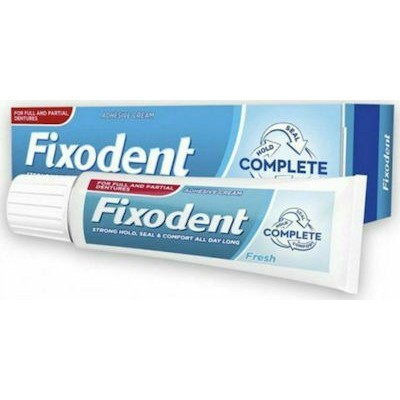 FIXODENT Complete Fresh Στερεωτική Κρέμα Τεχνητής Οδοντοστοιχίας 47gr