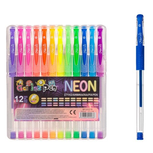 Stilolaps ngjyre neon 12 cp